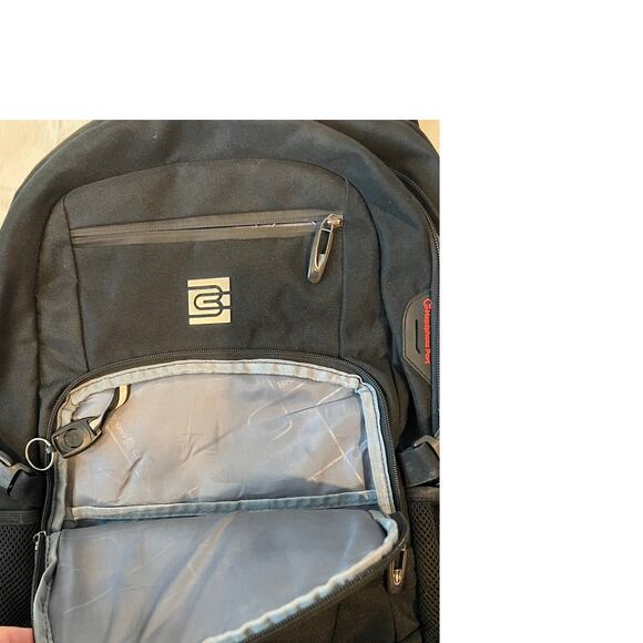 Bruno Cavalli Padded Computer Black Backpack - Picture 4 of 6